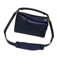 Loewe Puzzle Large Bag Dark Blue