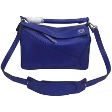 Loewe Puzzle Large Bag Electric Blue