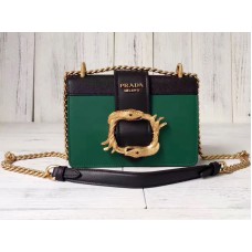 Prada Cahier Bag Green