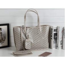 Goyard Anjou Reversible Tote Mm Beige