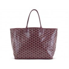 Goyard Anjou Reversible Tote Mm Burgundy