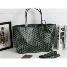 Goyard Anjou Reversible Tote Mm Green