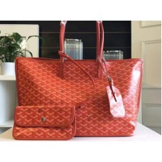 Goyard Anjou Reversible Tote Mm Orange