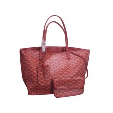 Goyard Anjou Reversible Tote Mm Red