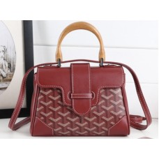 Goyard Saigon Mini Bag Burgundy