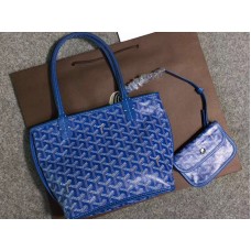 Goyard Anjou Reversible Tote Mini Blue