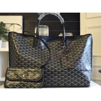 Goyard Anjou Reversible Tote Gm Black