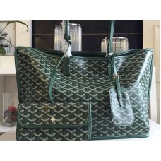 Goyard Anjou Reversible Tote Gm Green