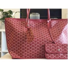 Goyard Anjou Reversible Tote Gm Red