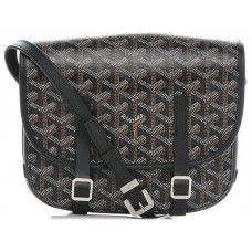 Goyard Chevron Belvedere Pm Messenger Bag Black