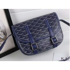 Goyard Chevron Belvedere Pm Messenger Bag Blue