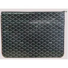 Goyard Chevron Senat Pochette Gm Coffee sar0201492