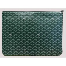 Goyard Chevron Senat Pochette Gm Green sar0201494