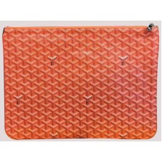 Goyard Chevron Senat Pochette Gm Orange sar0201496