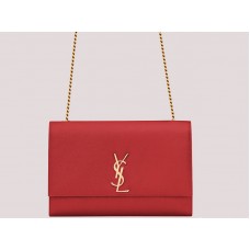 Saint Laurent Ysl Large Kate Chain Bag Red H-yslshsg073330md4