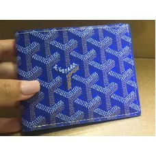 Goyard Goyardine Victoire Wallet Blue 17280903-1