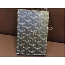 Goyard Goyardine Passport Holder Brown