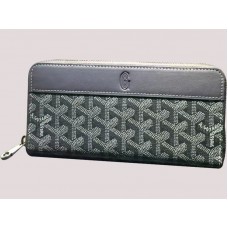 Goyard Goyardine Matignon Wallet Grey