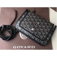 Goyard Goyardine Plumet Crossbody Wallet Black