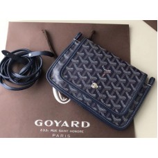 Goyard Goyardine Plumet Crossbody Wallet Blue