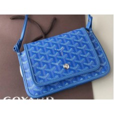 Goyard Goyardine Plumet Crossbody Wallet Navy