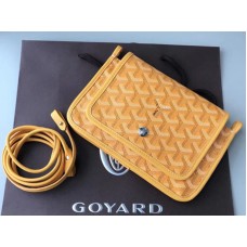 Goyard Goyardine Plumet Crossbody Wallet Yellow