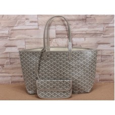 Goyard Goyardine Saint Louis Gm Light Grey