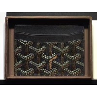 Goyard Goyardine Saint Sulpice Card Holder Black