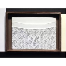 Goyard Goyardine Saint Sulpice Card Holder White