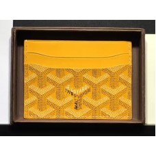 Goyard Goyardine Saint Sulpice Card Holder Yellow