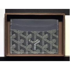 Goyard Goyardine Saint Sulpice Card Holder Grey