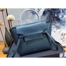 Celine Micro Belt Bag In Grained Calfskin Light Blue