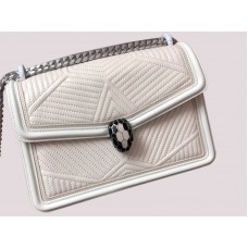 Bvlgari Shoulder Bag Serpenti Forever White