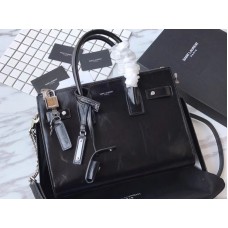 Saint Laurent Sac De Jour Clafskin Satchel Black