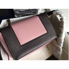 Celine Medium Frame Shoulder Bag Calskin Pink And Black