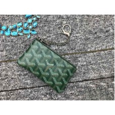 Goyard Coin Purse Keychain Green