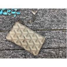 Goyard Coin Purse Keychain Khaki