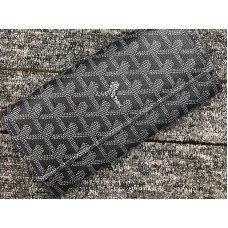 Goyard Varenne Chevron Long Wallet Grey