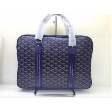 Goyard Goyardine Briefcase Blue