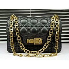 Dior Miss Dior Bag In Black Lambskin Black