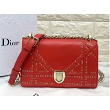 Dior Small Diorama Calfskin Bag Red d0421-12