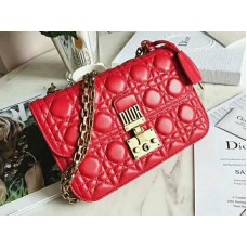 Dior Dioraddict Lambskin Bag Red d58182