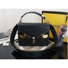 Fendi Kan I Black Leather Bag Black f5533