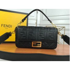 Fendi Baguette Lamb Leather Black