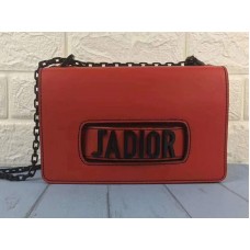 Dior J'Adior Ultra-Matte Calf Leather Bag Red