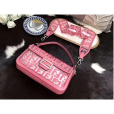 Fendi Baguette Bag In Pu Pink