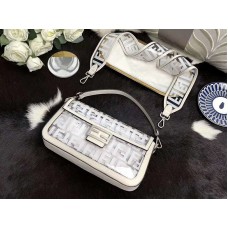 Fendi Baguette Bag In Pu White