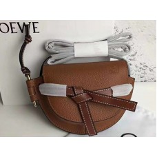 Loewe Gate Mini Bag Soft Grained Calfskin Brown