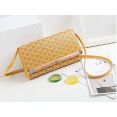 Goyard Monte Carlo Clutch With Strap Pm Yellow