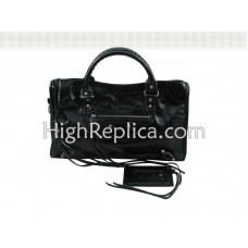 Balenciaga Le Dix Motorcycle Bag Medium Black